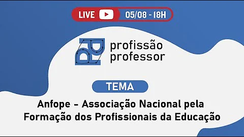 Como a Associação Nacional pela formação dos Profissionais da educação anfope?