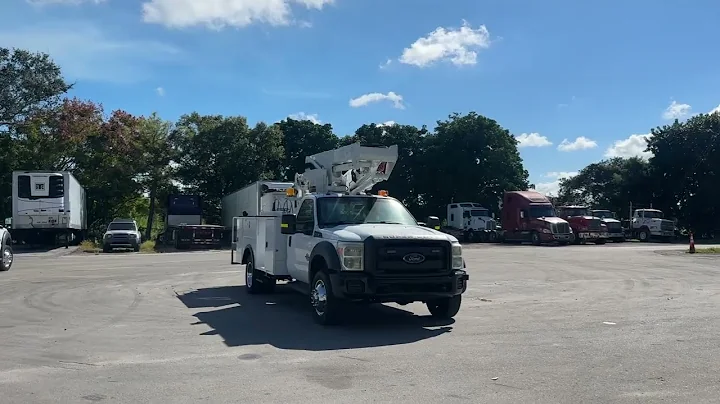 2015 FORD F550 VERSALIFT BUCKET BOOM TRUCK 5581