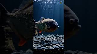 “The Real River Monster: Black Piranha 🐟 #shorts #piranha #fish #amazingfacts