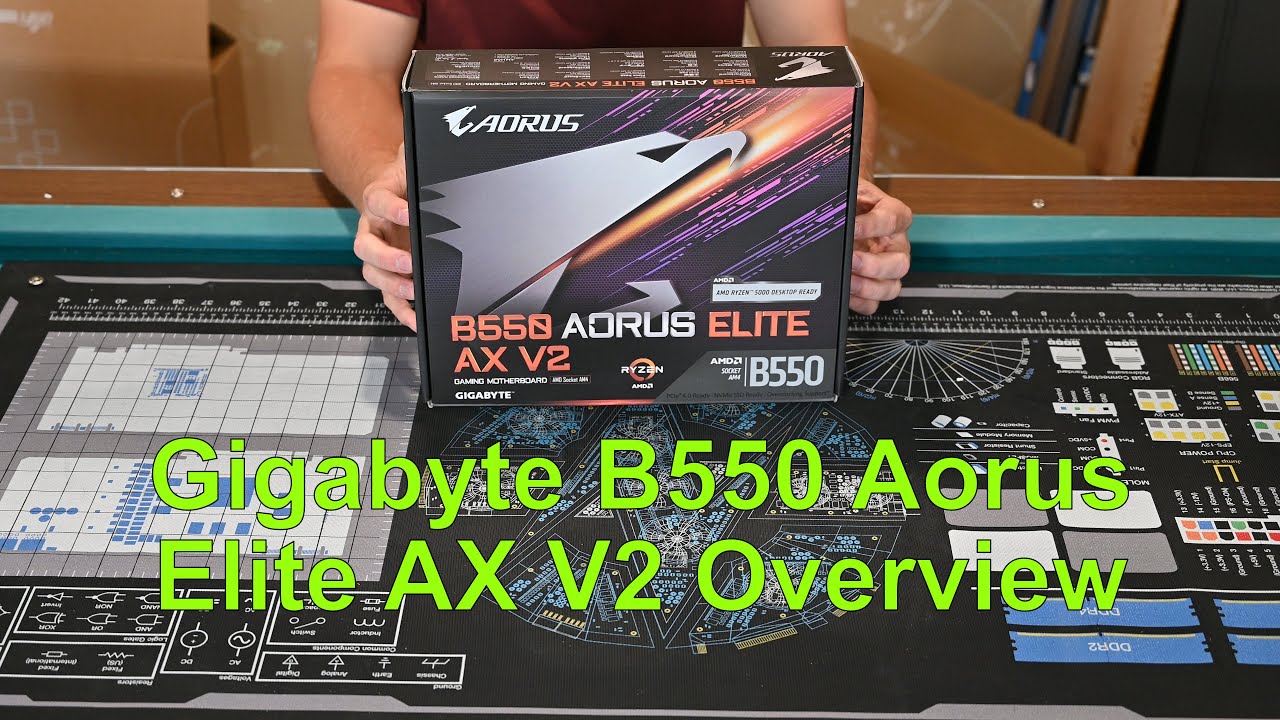 GIGABYTE B550 AORUS ELITE V2 AM4 AMD B550 ATX Motherboard with Dual M.2,  SATA 6Gb/s, USB 3.2 Gen 2, 2.5 GbE LAN, PCIe 4.0 