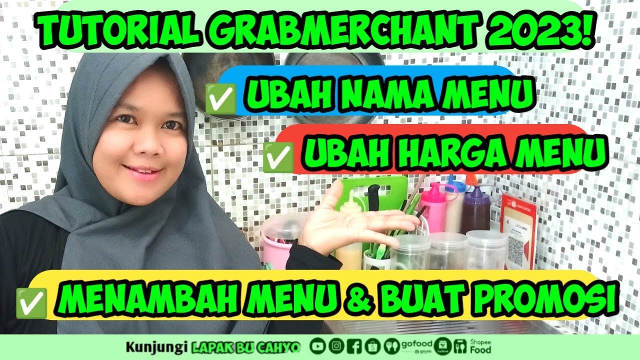 CARA MERUBAH NAMA MENU DAN HARGA DI GRAB MERCHANT TERBARU JULI 2023 ...