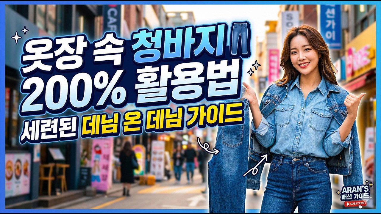 청청 패션, 아직도 촌스럽나요? 옷 잘 입는 여자의 데님 코디법 8가지 (🎧듣는 블로그)