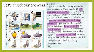 Inglés - Writing a Postcard