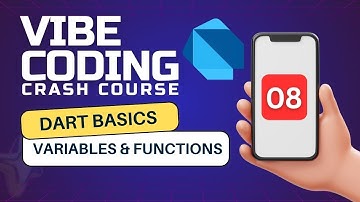 Mobile Apps Vibe Coding Course #8 (Dart Basics: Variables & Functions)