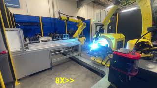 Plastic molding die resurfacing/reconditioning using wire-and-arc manufacturing (W.A.A.M.) process.
