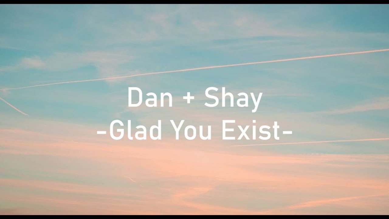 Dan + Shay  - Glad You Exist (Lyrics)