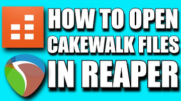 How to Open Cakewalk Files in Reaper