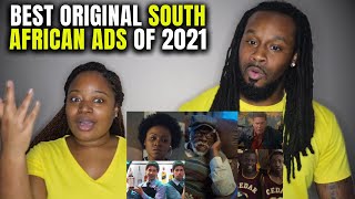 American Couple Reacts "The 10 Best Original South African Ads (2021 Edition)"
