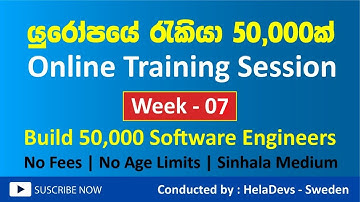 Week 07 _ Functions  Part 2 | Python Introduction | Python Installation | Sinhala