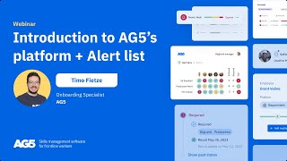 Introduction to AG5 + Alert List