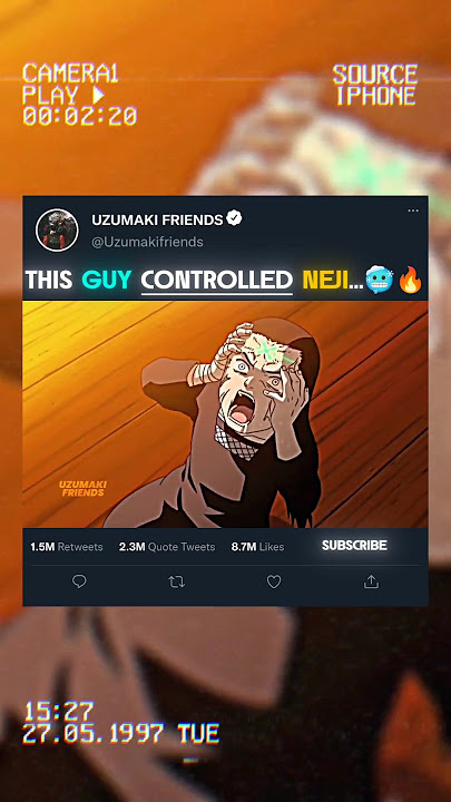😳 THIS GUY CONTROLLED NEJI...🥶🔥 #neji #narutoshippuden #animeshorts