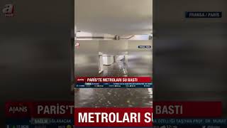 Fransanın Başkenti Pariste Sel A Haber