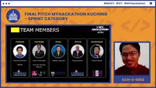 My Final Pitch during MyHackathon 2020 Kuching Finalist | Sprint Category