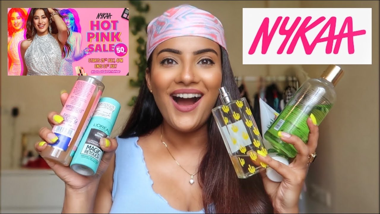 Nykaa HOT PINK SALE Perfume Hair Straightener Hair