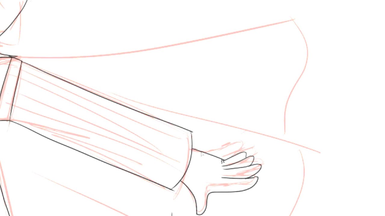 [HD] Genderbend Red Riding Hood (Lineart speeddraw) - YouTube