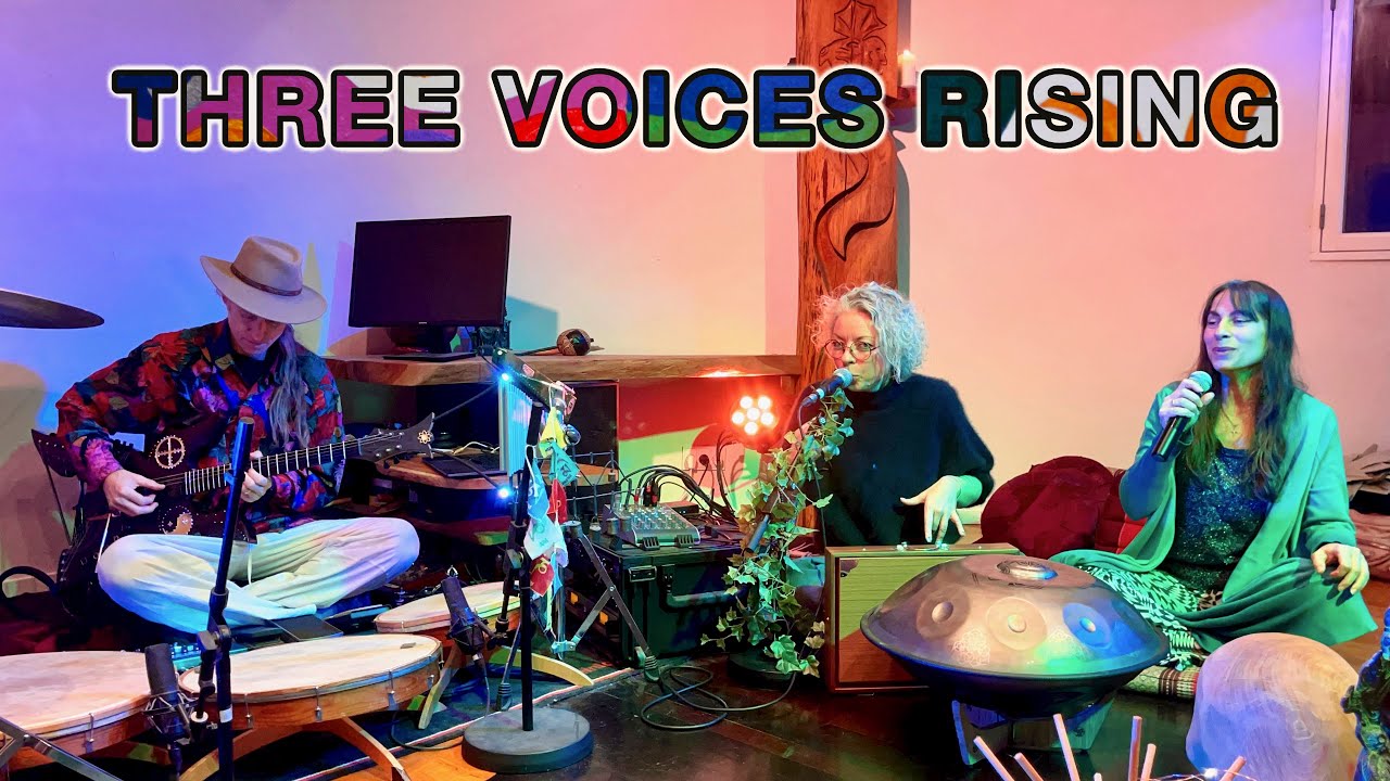 Threshold Hymn—Three Voices Rising | Axis Mundi Experience AME Jam | 1 11 11 Inner Journey