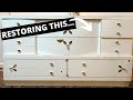 MCM Dresser Restoration/Makeover (Frustrating!) 😂