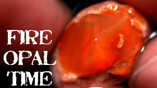 Mexican Fire Opal Carving With Dremel, Foredom, Flex Shaft, Rotary Tool