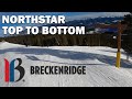 Top-to-Bottom Run on Northstar at Breckenridge (4K) | Bluebird Morning January 2021