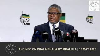 ANC Media Briefing: Mbalula on Phala Phala NEC discussions