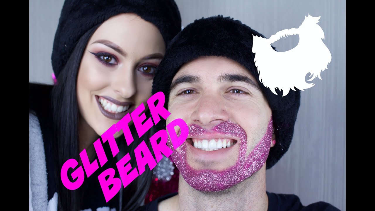 How To GLITTER BEARD Makeup Tutorial YouTube