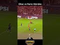 Pocos han conseguido darle la noche a Nuno Mendes, Olise es uno de ellos.