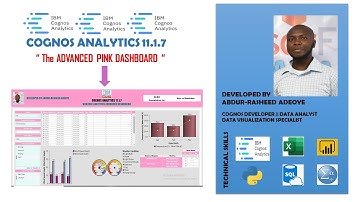 THE PINK DASHBOARD - IBM COGNOS ANALYTICS 11.1.7