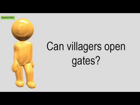فيديو: هل يستطيع القرويون فتح البوابات؟