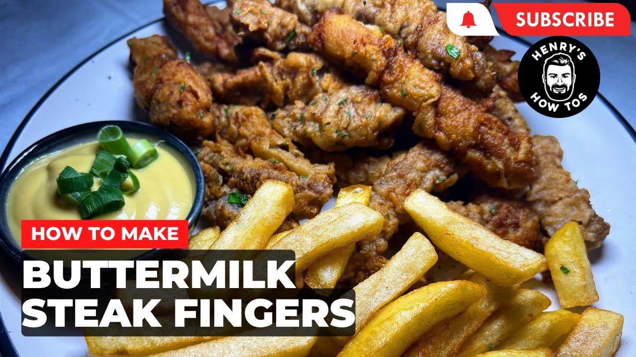 How To Make Buttermilk Fried Steak Fingers | Ep 604