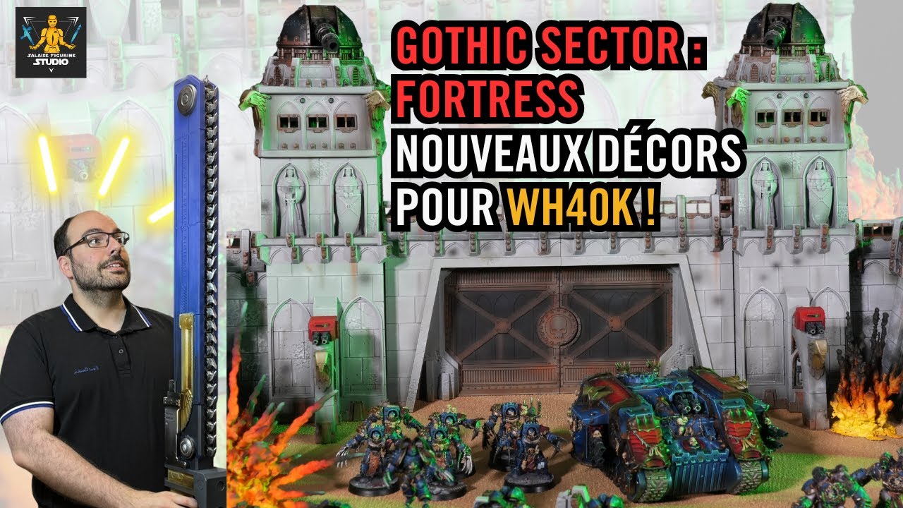 Fabricator Lair : Gothic secteor : Fortress, BANGER de Fabricator lair pour wh40k, décors 40k