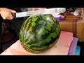 지금이 아니면 내년에 먹어야 하는 남대문 과일 자르기 달인의 과일들 / Fruit cutting skills (watermelon, pineapple, melon)