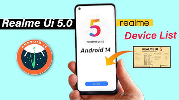 Realme UI 5.0 Device List | Realme Android 14 Update Full Device List ⚡⚡