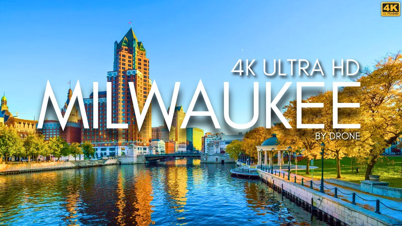 Milwaukee, Wisconsin - USA 🇺🇸 in 4K ULTRA HD by Drone