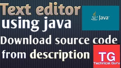 Java Tutorial How To Make Notepad Using Netbeans and Java