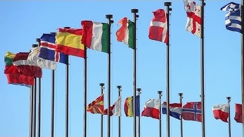 Flags Fluttering In The Wind | Stock Footage - Videohive