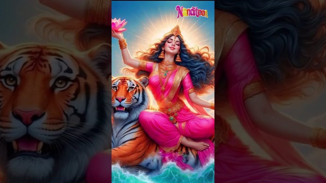 Aigiri Nandini -Mahishasura Mardini stotra 🙏🔱 #song#durgastatus#durgapuja#durgastuti#shorts#stotram