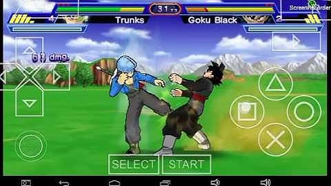 Trunks VS Black Goku Dragon Ball Shin Budokai 2 Mod