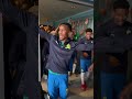 Peter Shalulile And Themba Zwane Singing Gwijo Before Match Against Pyramids FC In Egypt mp3
