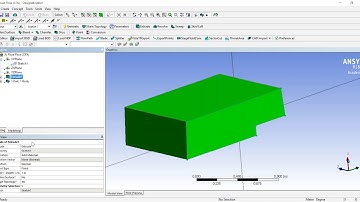 Lecture001 P01 Backward Facing Step with the ANSYS Workbench (CFX) (part #01)
