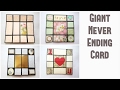 Giant Never Ending Card Tutorial by Srushti Patil (Valentines Special)