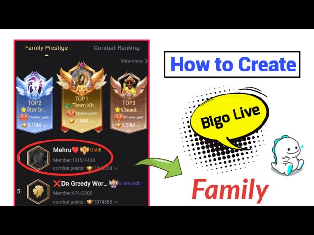 Bigo live family Create 2023 | How to create family in Bigo live 2023 class=