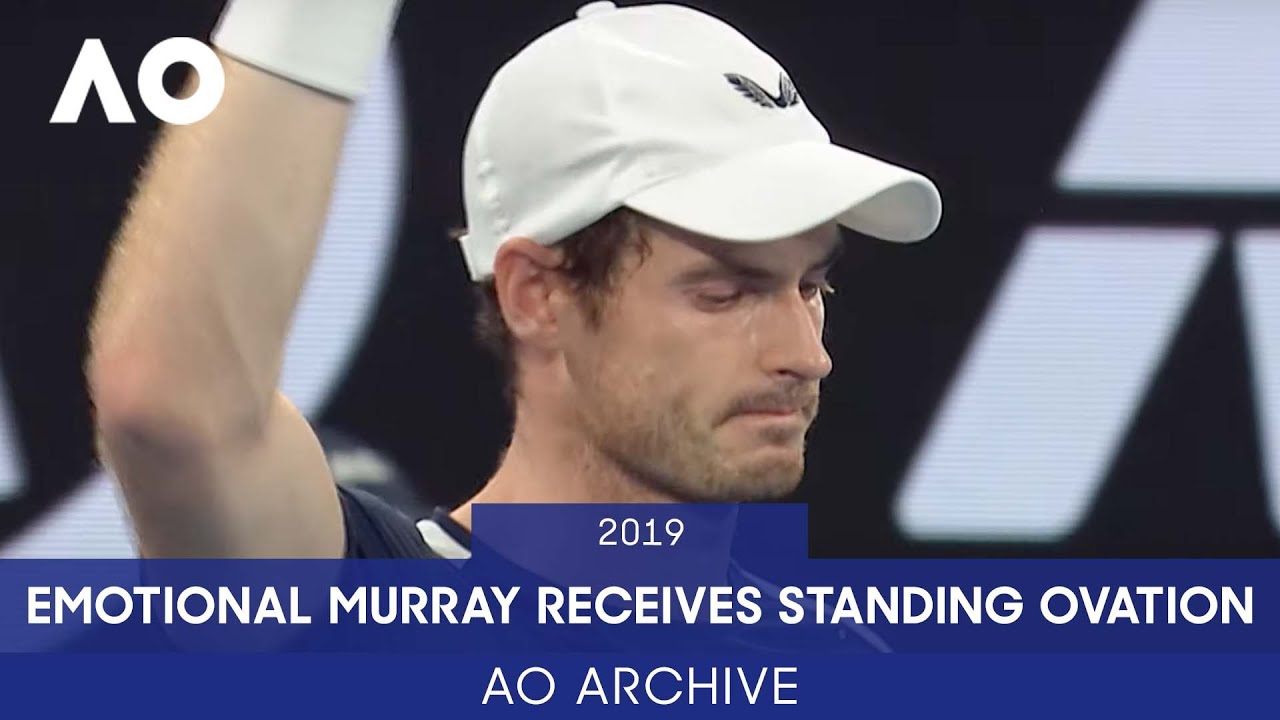 An Emotional Andy Murray Receives Huge Standing Ovation | AO Archive