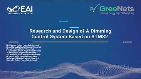 Research and design of a dimming control system based on STM32