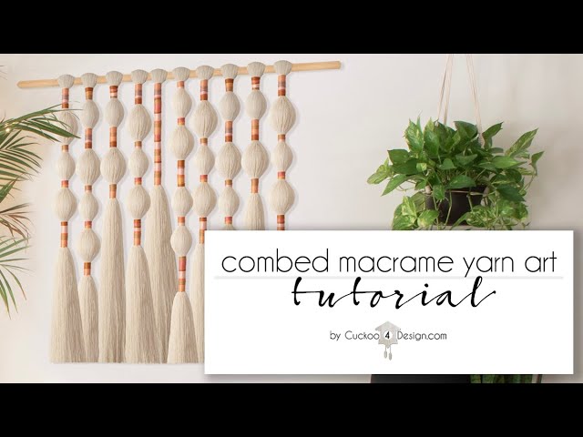 DIY: Brass Ring Macrame Wall Hanging – Brooklyn Craft Company