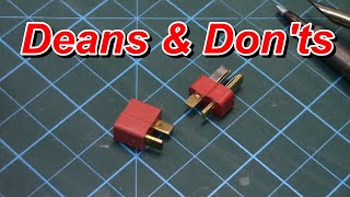 Soldering Deans Connectors