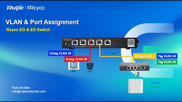Konfigurasi VLAN dan Assign Port VLAN pada Reyee EG dan ES Switch