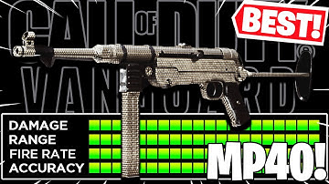 BEST MP40 CLASS SETUP IN COD VANGUARD! BEST GUN TO USE IN COD VANGUARD / VANGUARD BEST CLASS SETUPS!