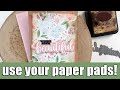 Use your paper pads | SSS March card kit Giveaway