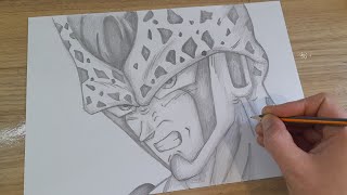 Facil De Desenhar Como Desenhar O Perfect Cell Dragon Ball Z