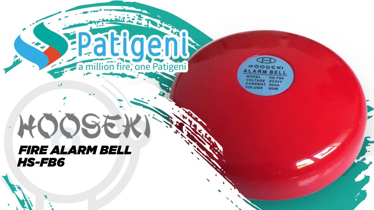 Fire Alarm Bell Hooseki HSFB6 YouTube